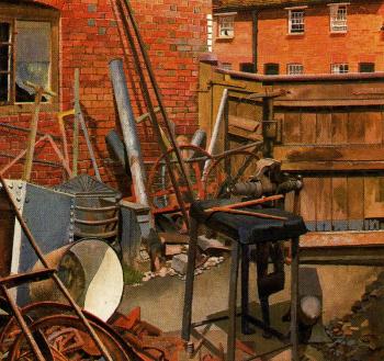 斯坦利 斯賓塞 The Blacksmith-s Yard - Cookham 斯坦利 斯賓塞 The Blacksmith-s Yard - Cookham